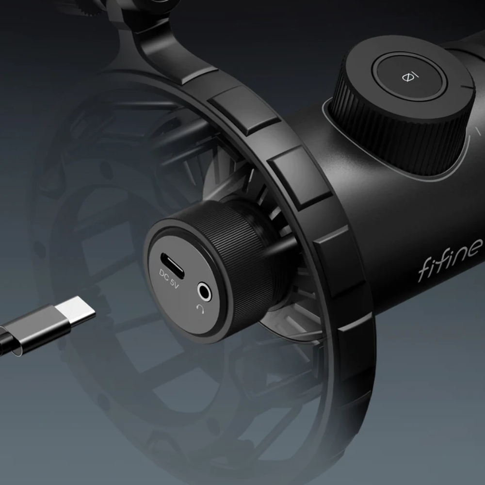 Fifine K658 USB Mikrofon RGB Yayıncı Mikrofonu