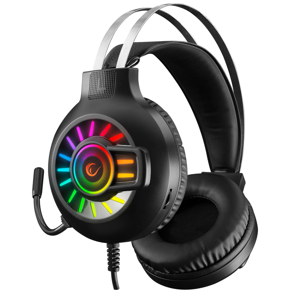 Rampage RM-K44 ZENGIBAR 7.1 Surround RGB Siyah Mikrofonlu Gaming Kulaklık