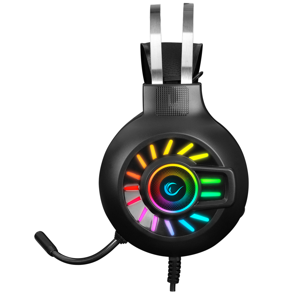 Rampage RM-K44 ZENGIBAR 7.1 Surround RGB Siyah Mikrofonlu Gaming Kulaklık