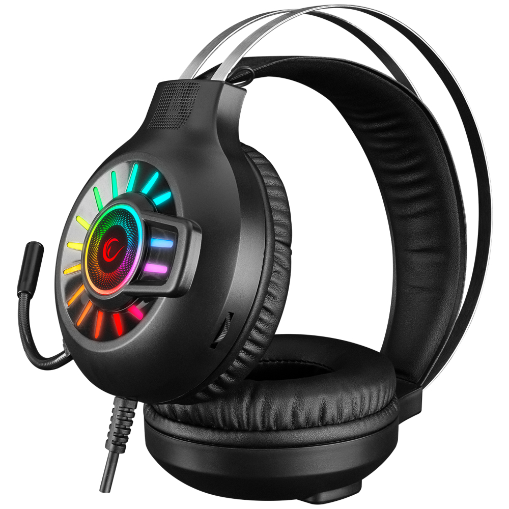 Rampage RM-K44 ZENGIBAR 7.1 Surround RGB Siyah Mikrofonlu Gaming Kulaklık