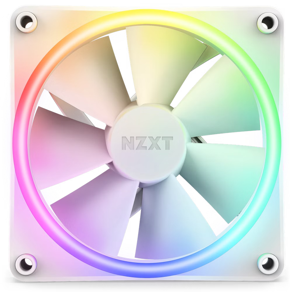 NZXT F120 RGB Duo 120mm Beyaz Kasa Fanı