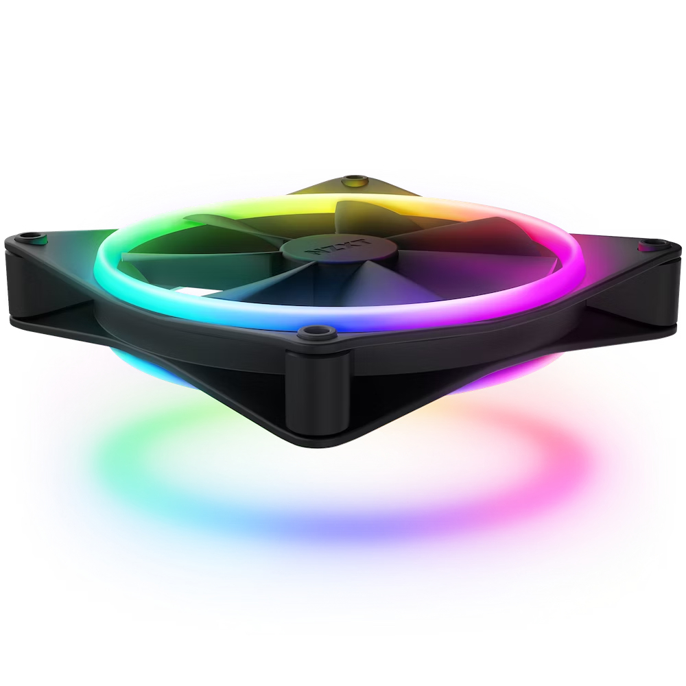 NZXT F140 RGB Duo 140mm Siyah Kasa Fanı (2'li)