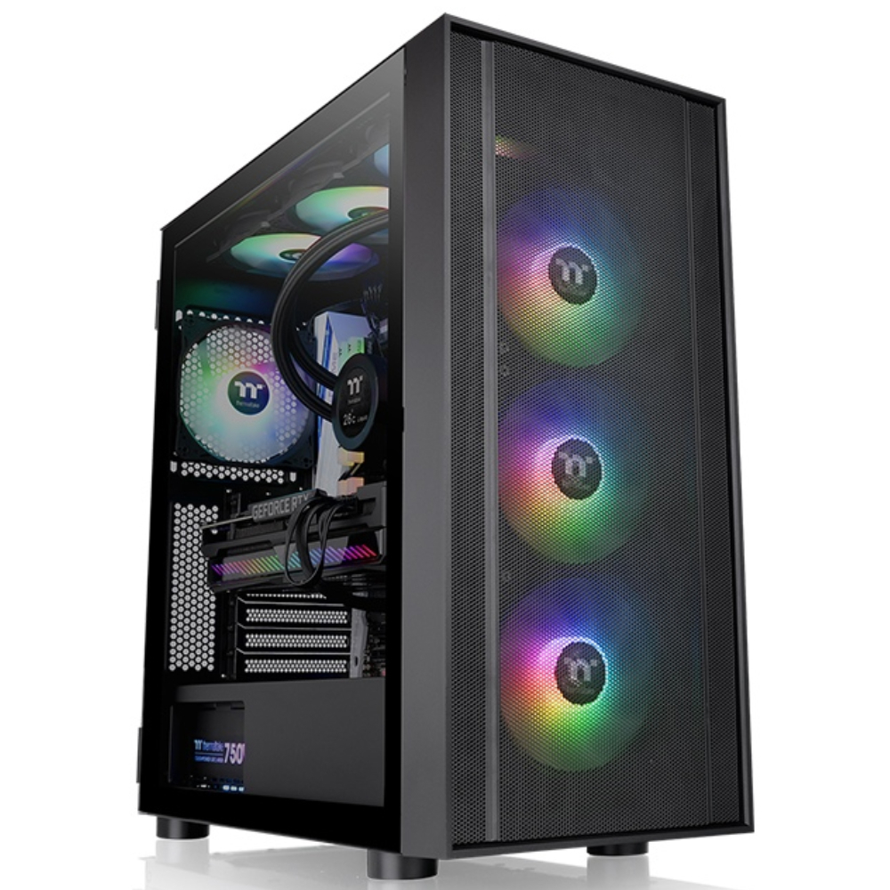 Thermaltake H570 TG 750W 80+ ARGB USB 3.2 E-ATX Mid Tower Kasa
