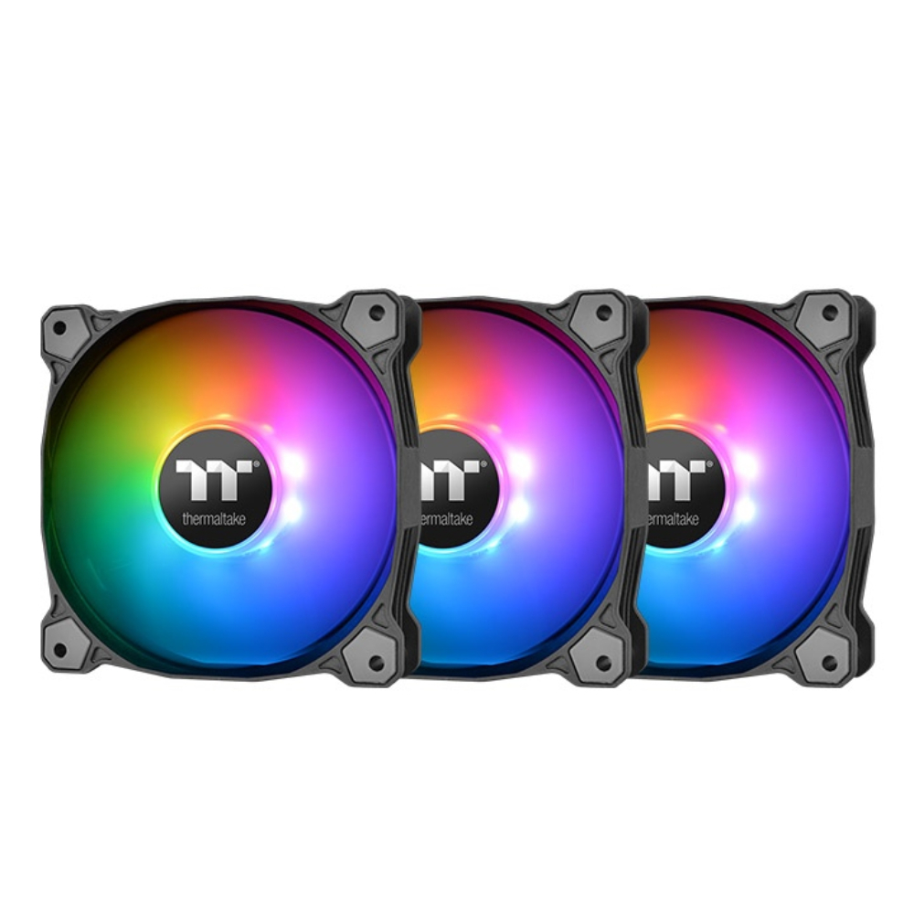 Thermaltake Pure Plus 12 RGB TT Premium Edition 120mm Kasa Fanı (3 lü Paket,Fan Kontrolcülü)