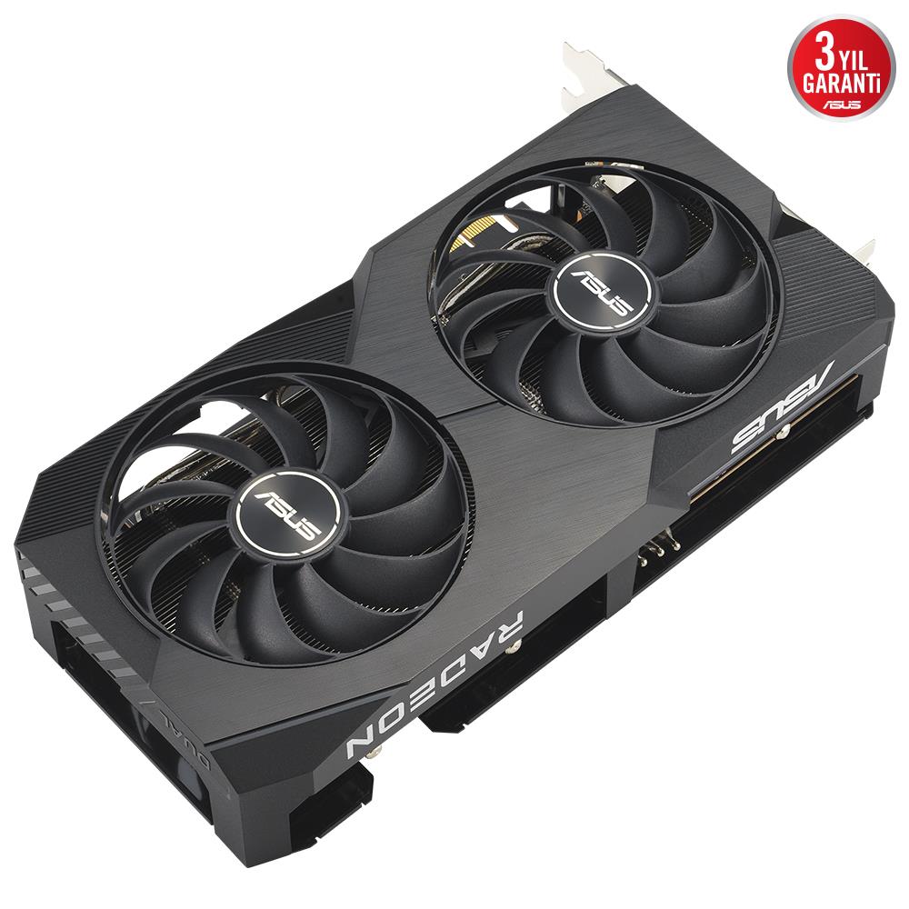 ASUS Radeon RX 7600 DUAL OC Edition 8GB GDDR6 128 Bit Ekran Kartı