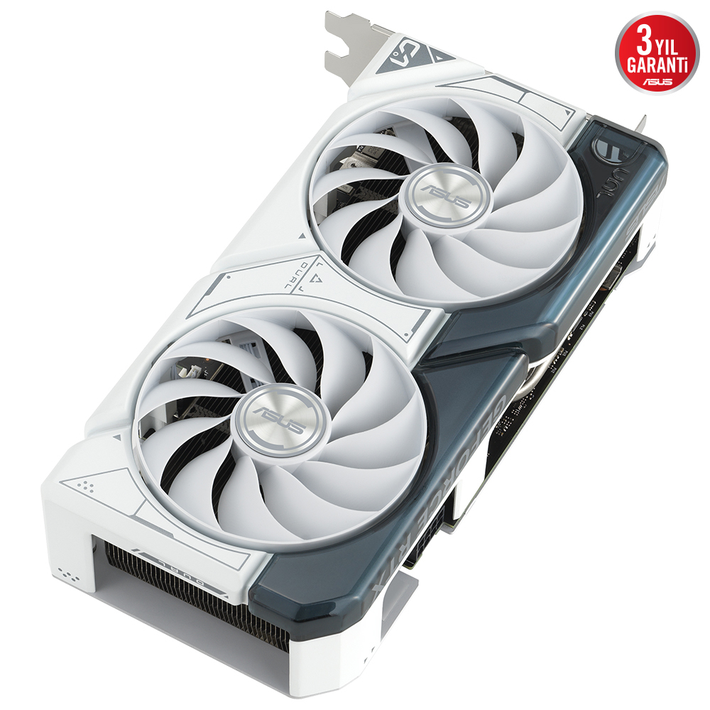 ASUS GeForce RTX 4060 Ti DUAL White OC Edition 8GB GDDR6 DLSS 3 128 Bit Ekran Kartı