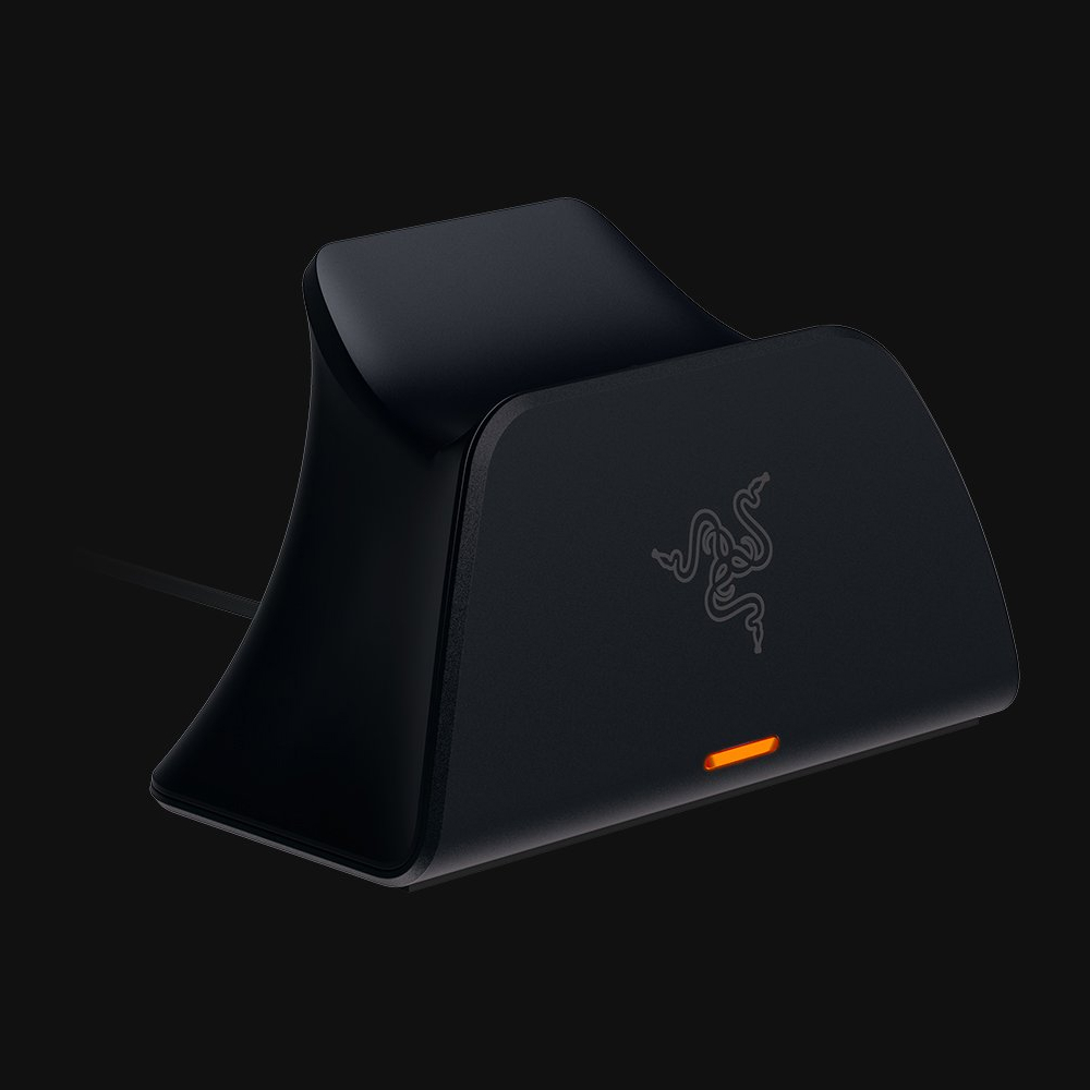 Razer Play Station 5 Dualsense Kablosuz Gamepad için Siyah Hızlı Şarj Standı