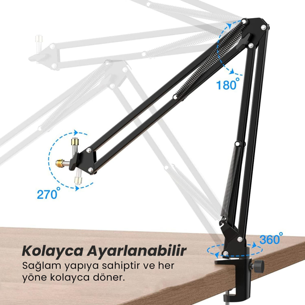 Fifine CS1 Masa Tipi Mikrofon Standı