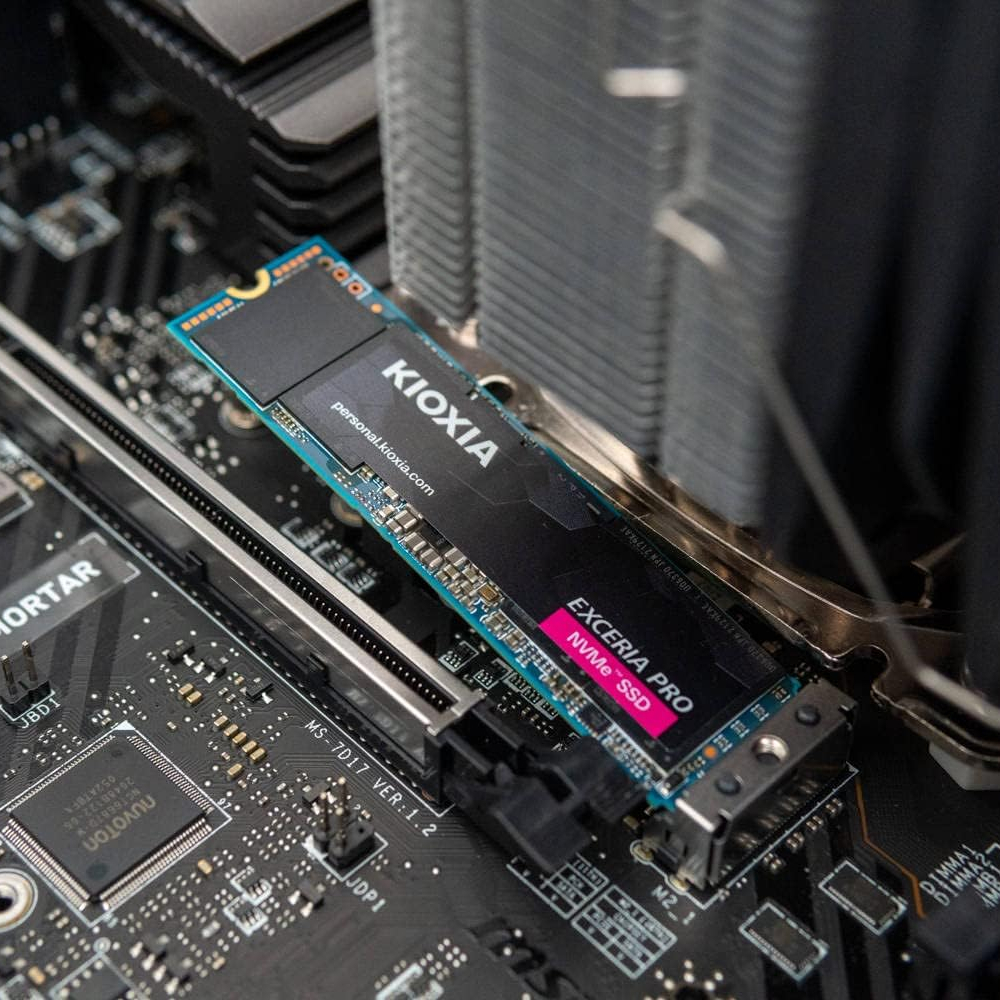 KIOXIA EXCERIA PRO 2TB NVMe Gen4 M.2 SSD (7300MB Okuma / 6400MB Yazma)