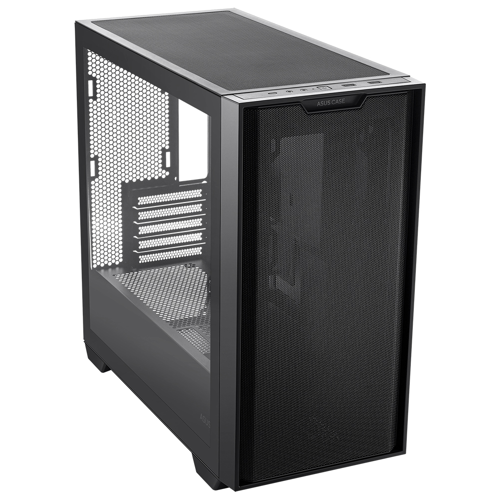 ASUS A21 USB 3.2 Mesh Siyah Micro ATX Kasa görsel 1