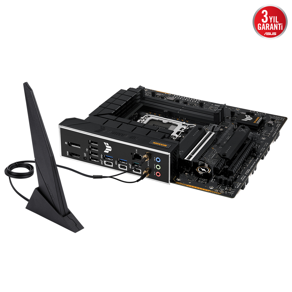 ASUS TUF GAMING B760M-BTF WIFI D4 5333(OC) DDR4 Soket 1700 M.2 HDMI DP mATX Anakart