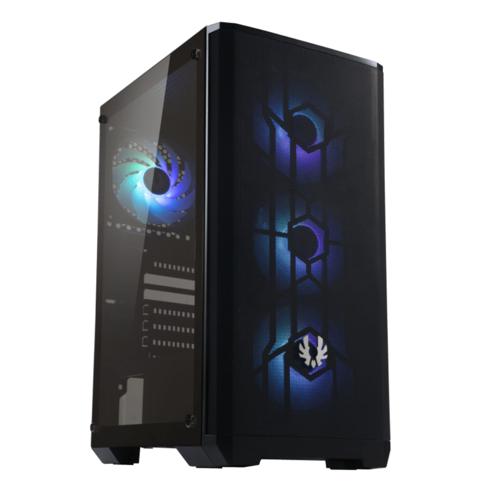 BitFenix Nova Mesh SE 600W  80+ Tempered Glass USB 3.0 ATX Siyah Mid Tower Kasa