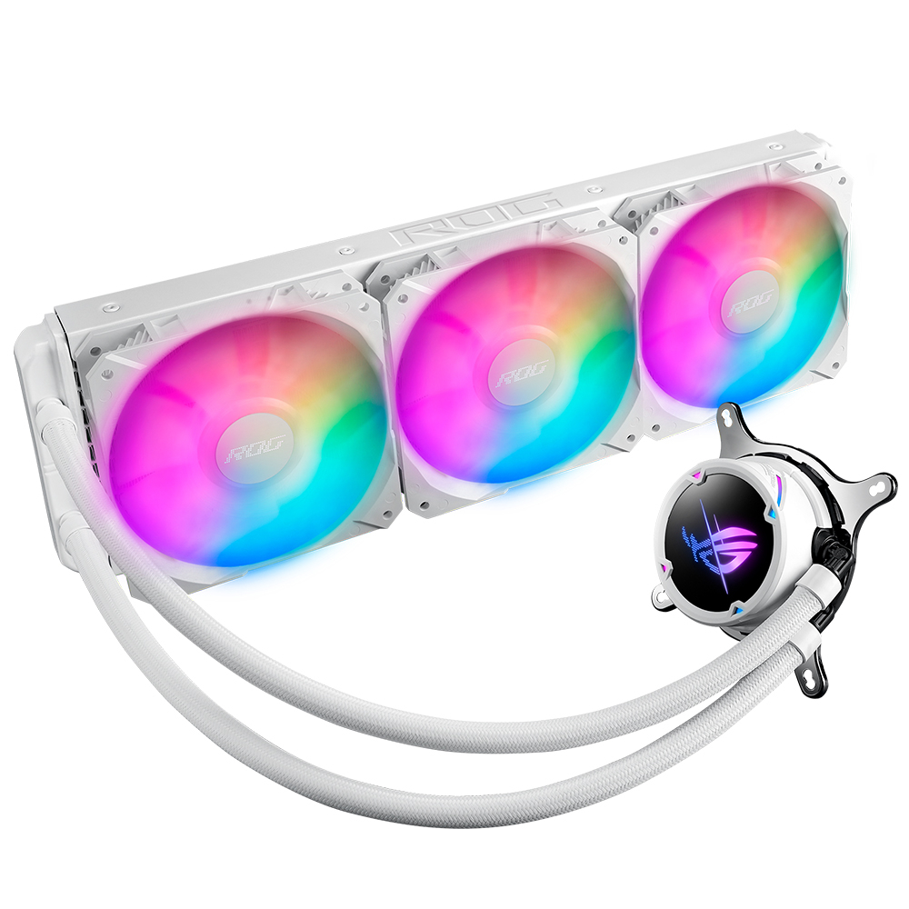 ASUS ROG STRIX LC II 360 V3 ARGB White Edition İşlemci Sıvı Soğutucu görsel 1