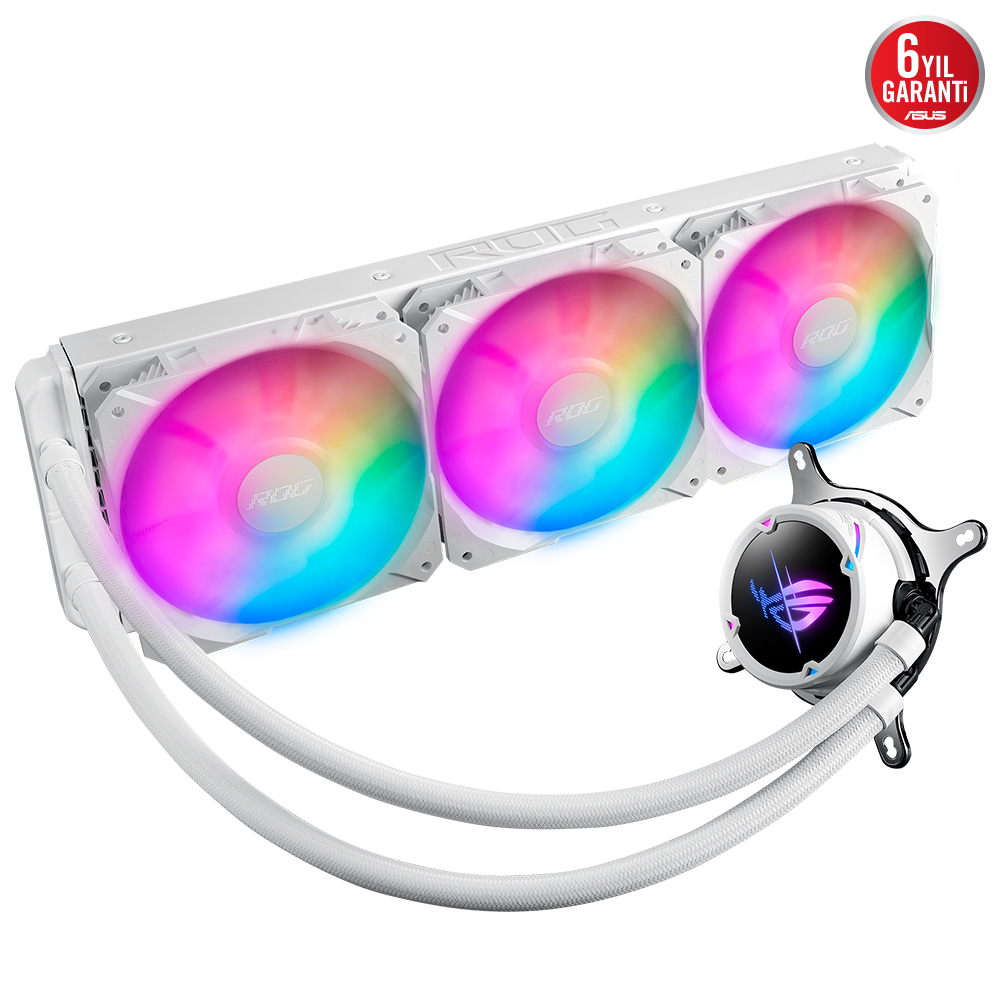 ASUS ROG STRIX LC II 360 V3 ARGB White Edition İşlemci Sıvı Soğutucu
