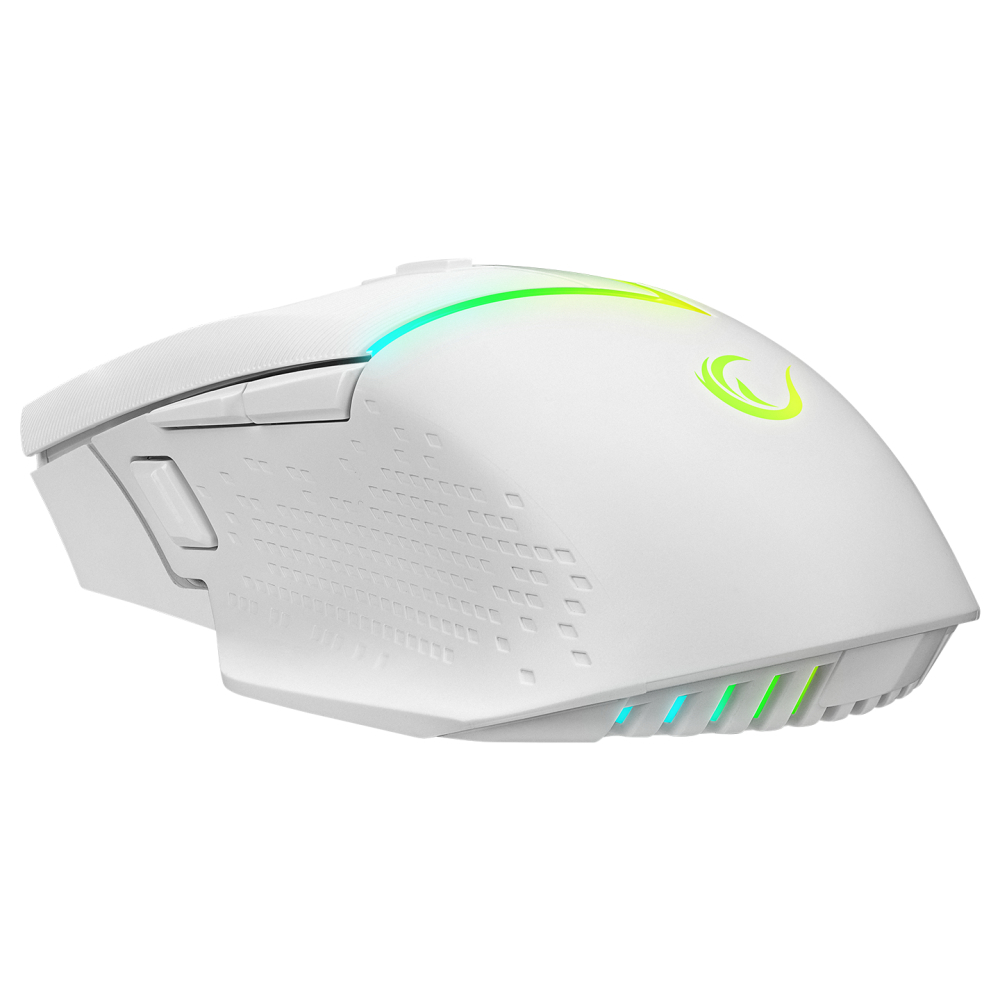 Rampage DROP M3 10000DPI Kablosuz RGB Beyaz Gaming Mouse