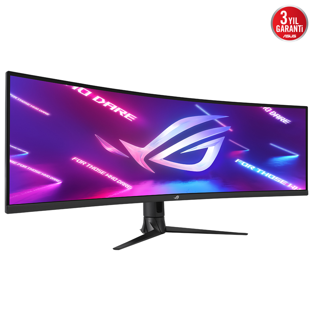 ASUS 49" ROG Strix XG49WCR 165Hz OC 1ms HDMI DP USB3.2 RJ45 HDR400 KVM Double QHD VA Curved Gaming Monitör