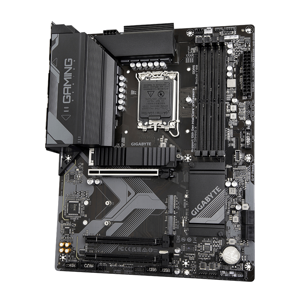 GIGABYTE B760 GAMING X 7600MHz(OC) DDR5 Soket 1700 M.2 HDMI DP ATX Anakart