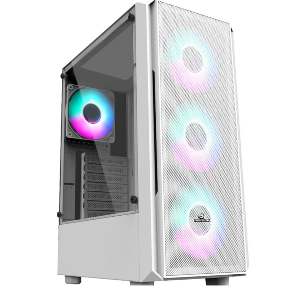 GameBooster GB-GR022BW 650w 80+ Bronze USB 3.0 Mesh Gaming Beyaz Kasa görsel 1
