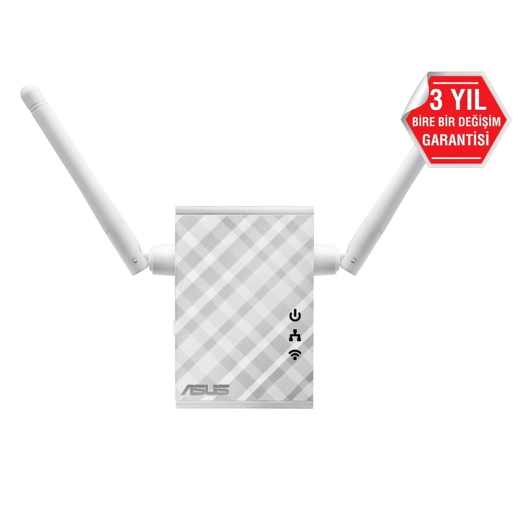 ASUS RP-N12 DualBand 300 Mbps Roaming Özellikli Menzil Arttırıcı