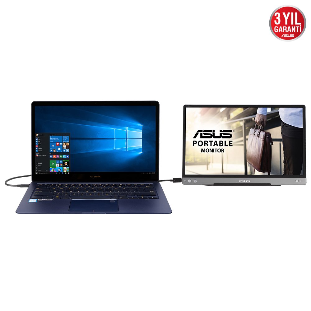 ASUS ZenScreen MB14AC 14" 60Hz 5ms USB-C IPS Taşınabilir Monitör