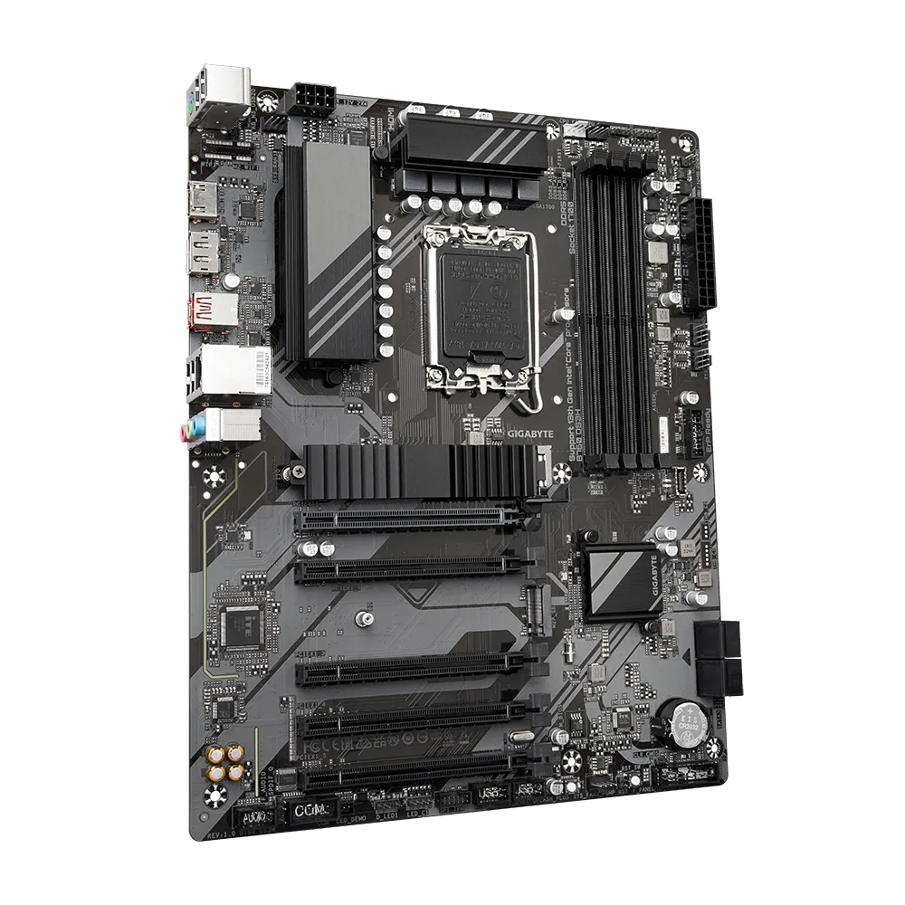 GIGABYTE B760 DS3H 7600MHz(OC) DDR5 Soket 1700 M.2 HDMI DP ATX Anakart