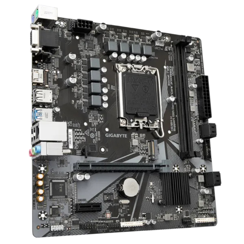 GIGABYTE H610M H 5600MHz DDR5 Soket 1700 M.2 USB 3.2 HDMI D-Sub mATX Anakart