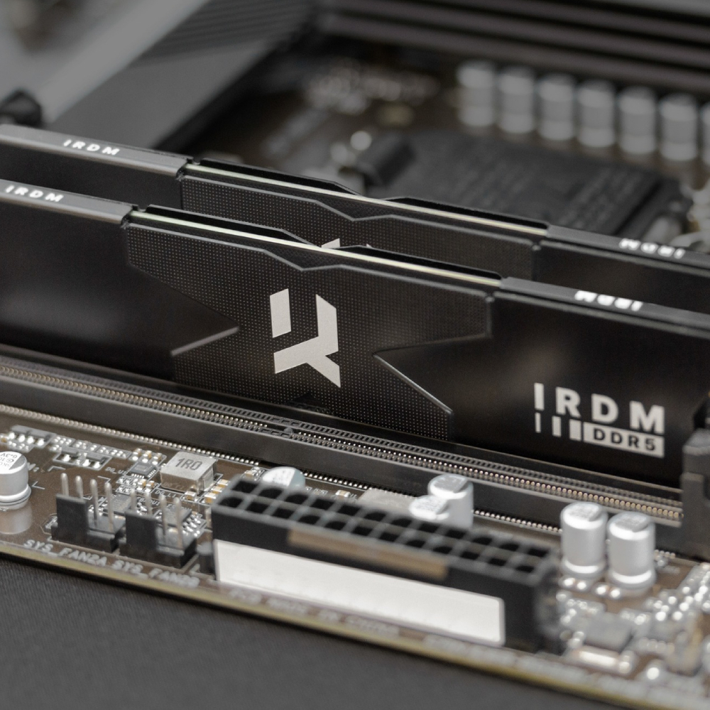 GOODRAM 64GB (2x32GB) IRDM BLACK V 6000MHz CL30 DDR5 Siyah Dual Kit Ram