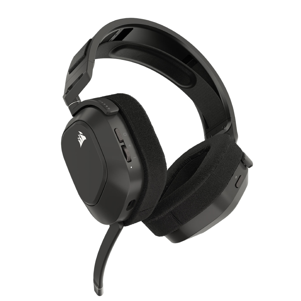 CORSAIR HS80 MAX WIRELESS USB Dolby Atmos RGB Bluetooth Siyah Kablosuz Gaming Kulaklık