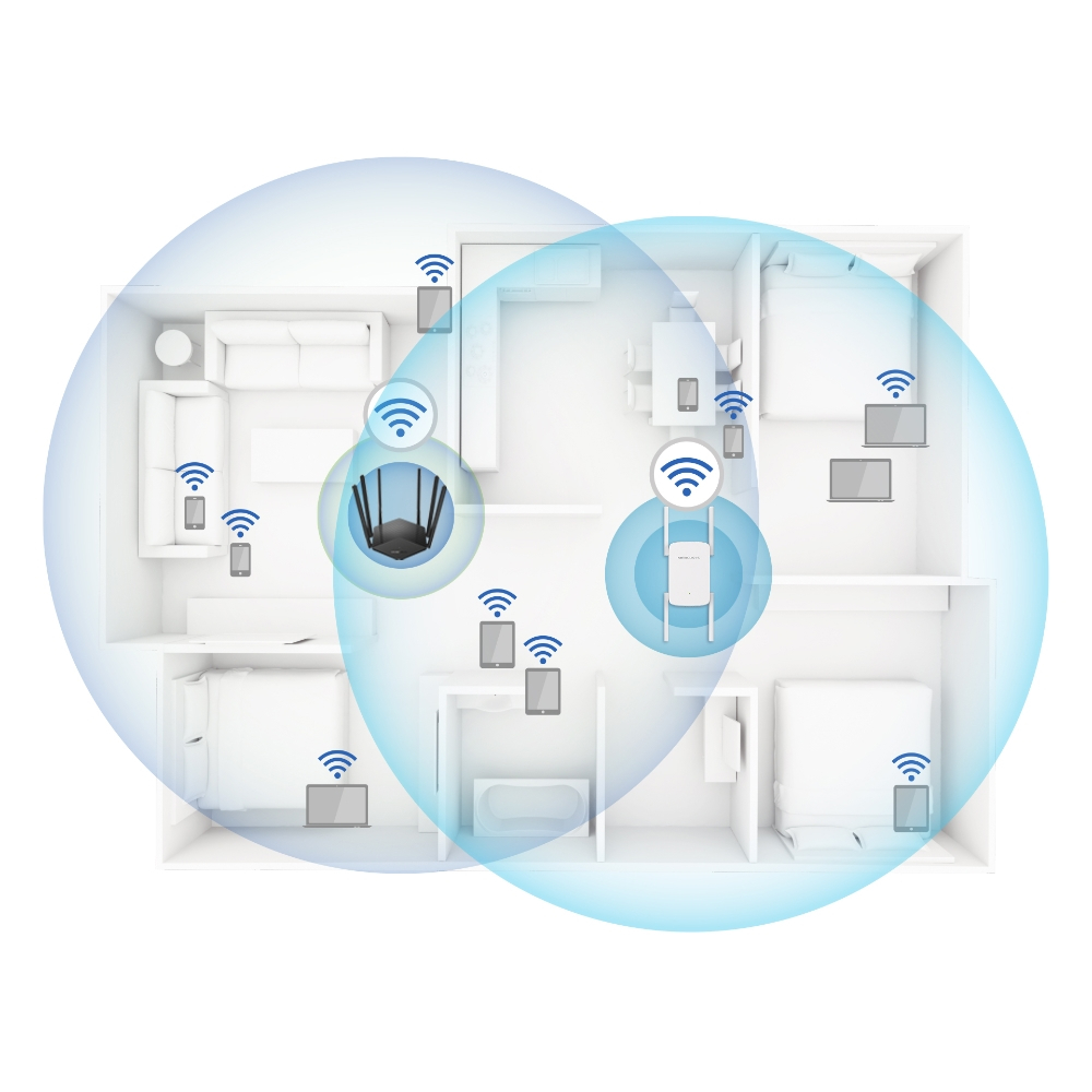 Mercusys ME50G AC1900 Wi-Fi Menzil Genişletici