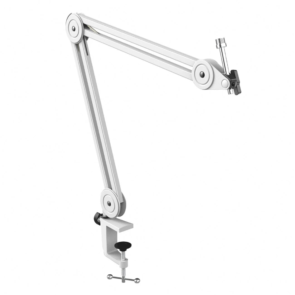 Fifine BM63W Masaüstü Ayaklıklı Beyaz Mikrofon Standı