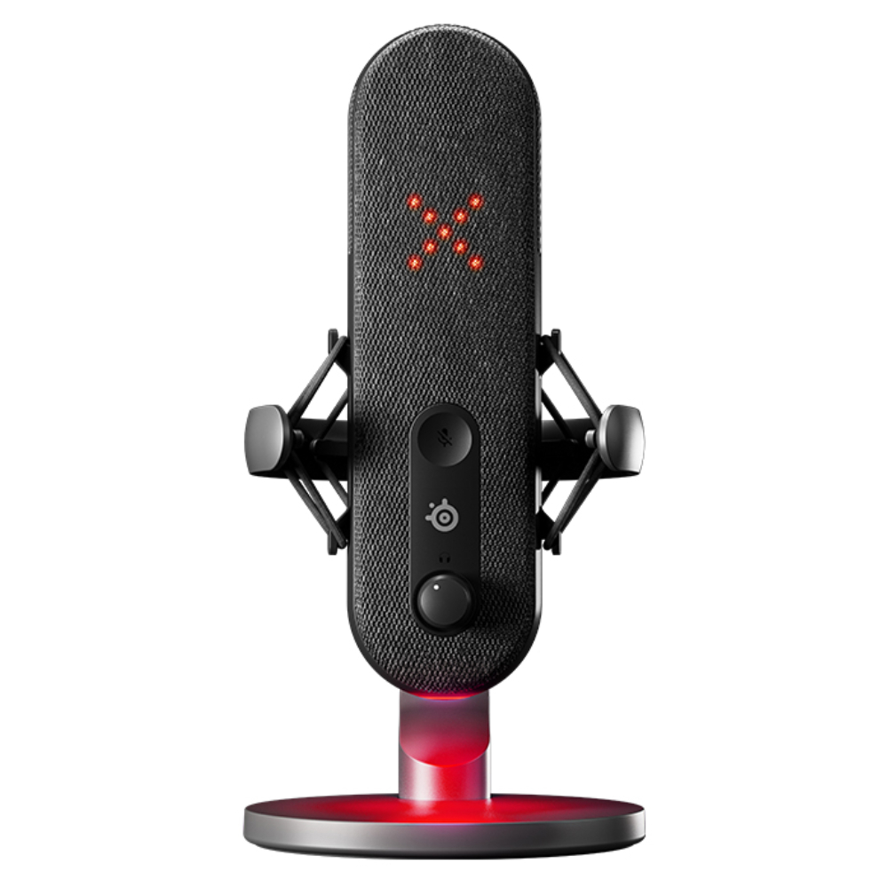 SteelSeries Alias USB-C LED Prism RGB Cardioid Gaming Mikrofon
