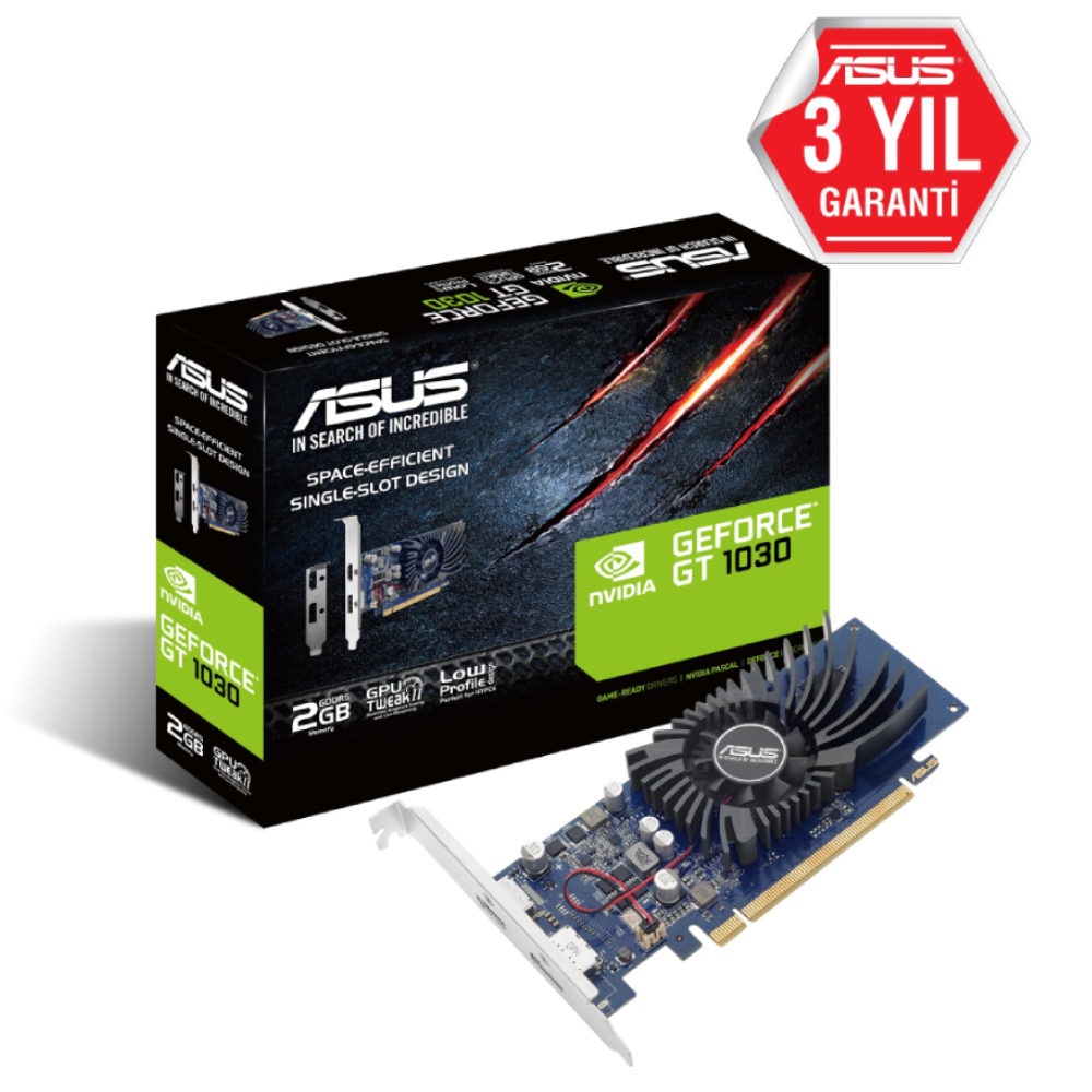 ASUS GeForce GT1030 2GB GDDR5 64 Bit Ekran Kartı