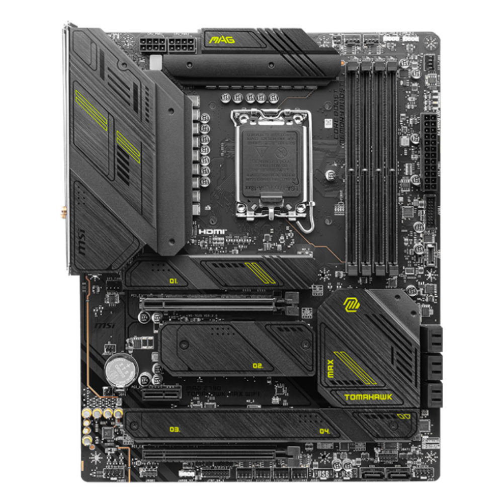 MSI MAG Z790 TOMAHAWK MAX WIFI 7600MHz(OC) DDR5 Soket 1700 M.2 HDMI DP ATX Anakart
