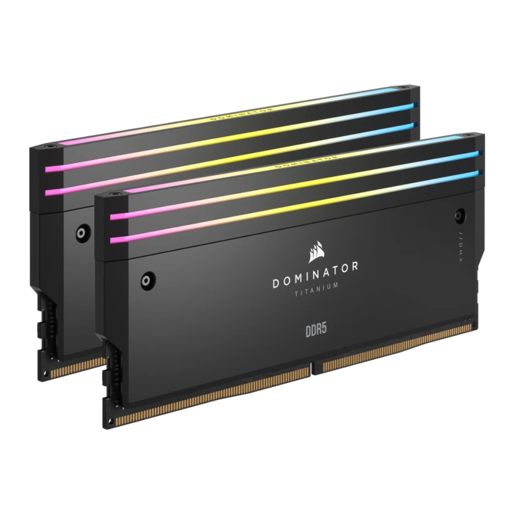 CORSAIR 48GB (2x24GB) Dominator Titanium 7200MHz RGB Siyah CL36 DDR5 XMP Dual Kit Ram