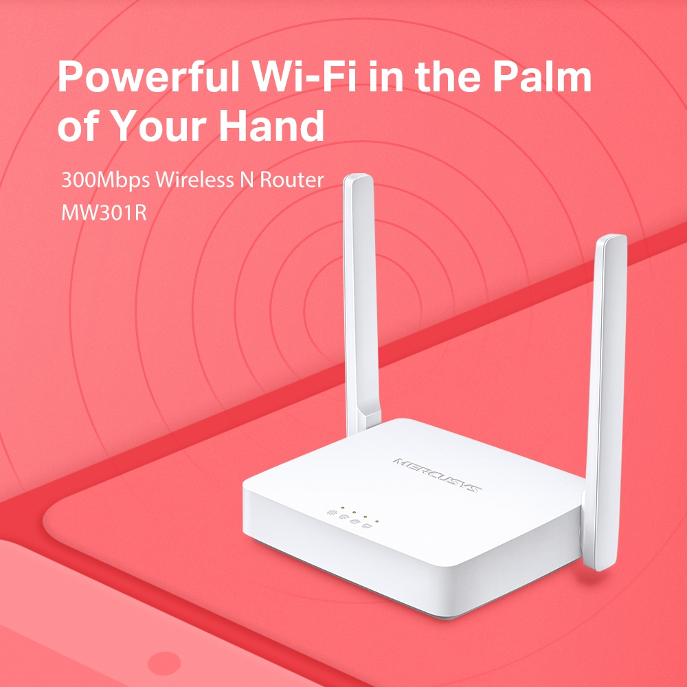 Mercusys MW301R 300Mbps Kablosuz N Router