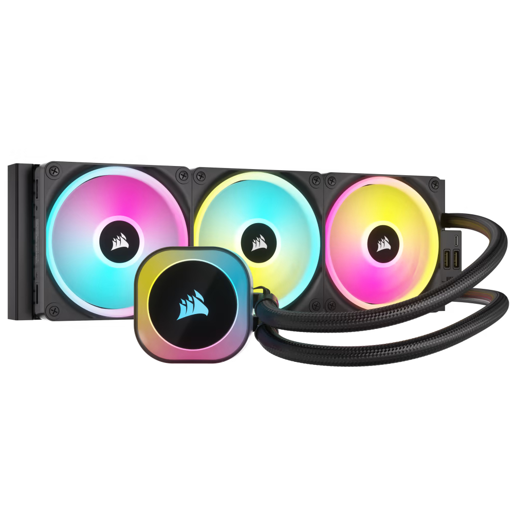CORSAIR iCUE LINK H150i RGB AIO 360mm Sıvı İşlemci Soğutucusu görsel 1