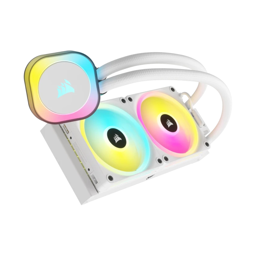 CORSAIR iCUE LINK H100i RGB AIO 240mm Beyaz Sıvı İşlemci Soğutucusu