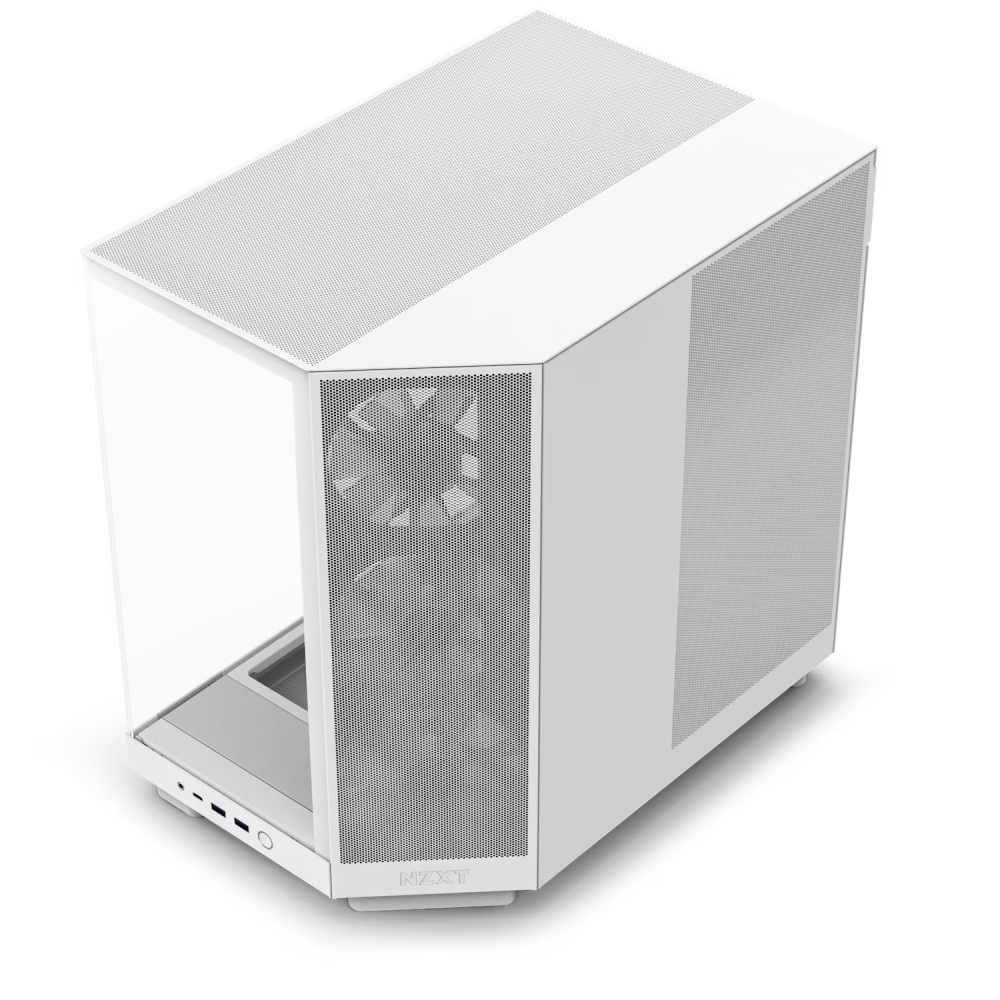 NZXT H6 Flow RGB  USB 3.2 Beyaz ATX Mid Tower Kasa