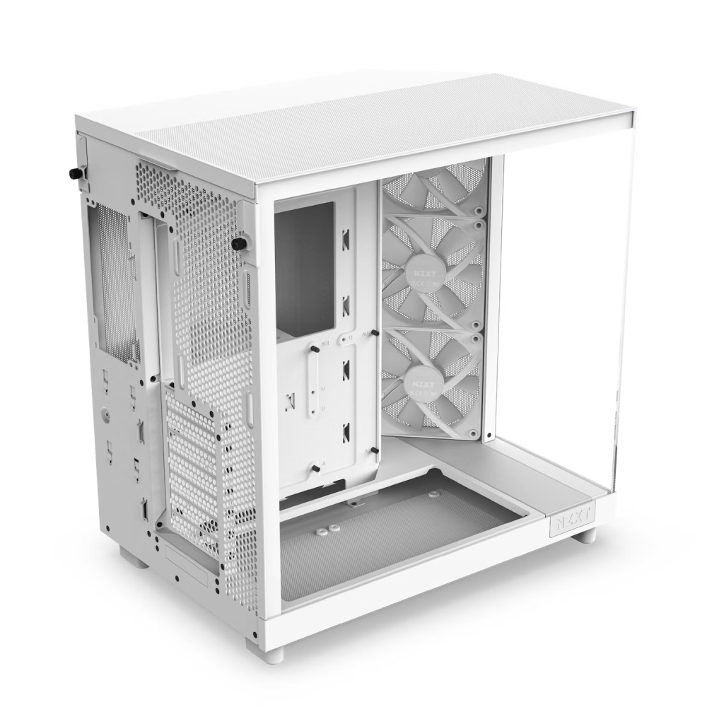 NZXT H6 Flow RGB  USB 3.2 Beyaz ATX Mid Tower Kasa