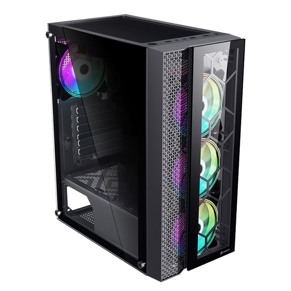 GameBooster GB-F3105B Mesh RGB USB 3.0 ATX Siyah Kasa görsel 1