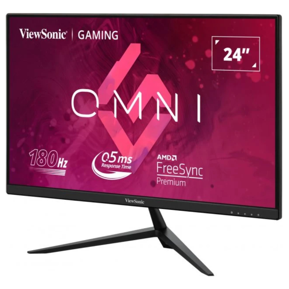 ViewSonic 24" VX2428J 180Hz 0.5ms HDMI DP HDR10 FreeSync Premium Yükseklik Ayarlanabilir Pivot IPS FHD Gaming Monitör