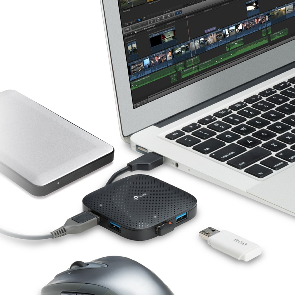TP-LINK UH400 USB 3.0 4-Port Portatif Hub