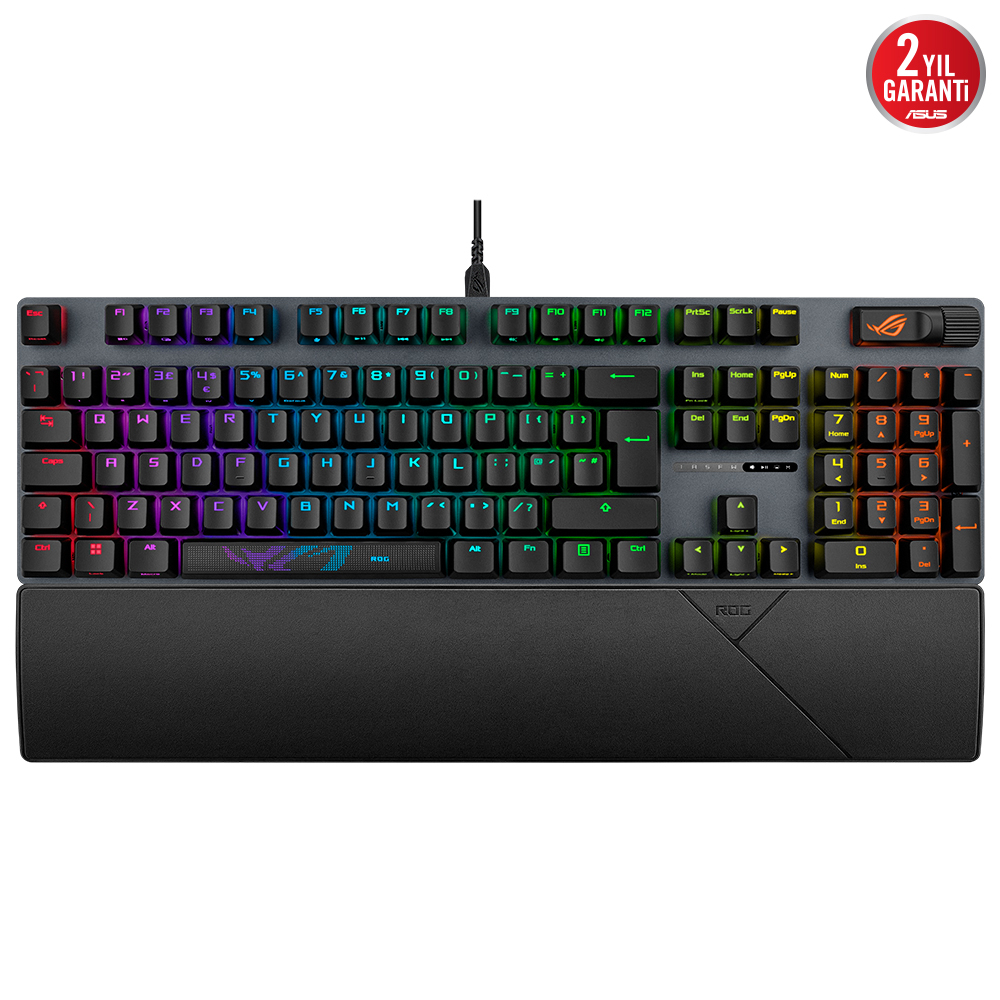 ASUS ROG STRIX SCOPE II NX Snow Switch Türkçe RGB Kablolu Mekanik Gaming Klavye