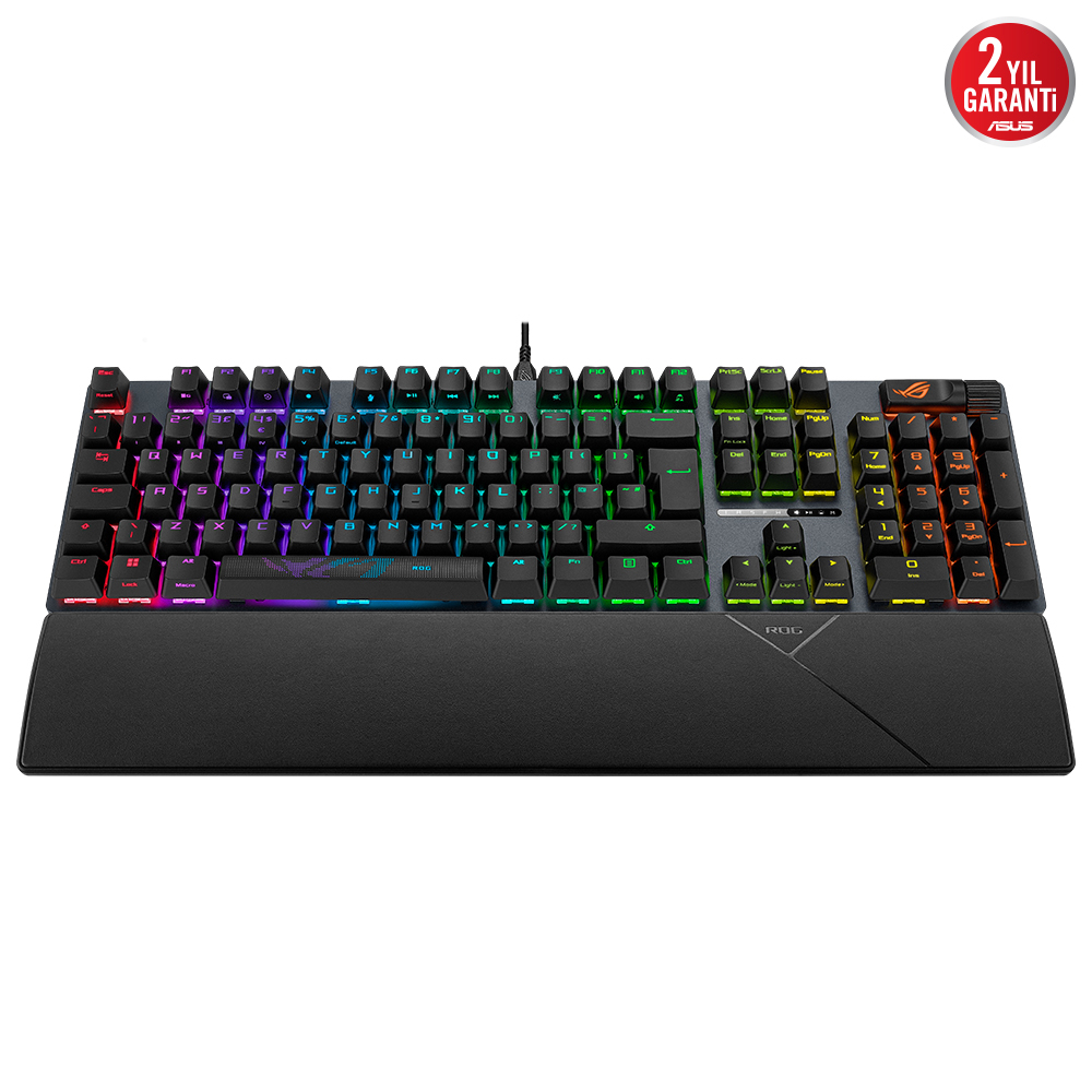 ASUS ROG STRIX SCOPE II NX Snow Switch Türkçe RGB Kablolu Mekanik Gaming Klavye