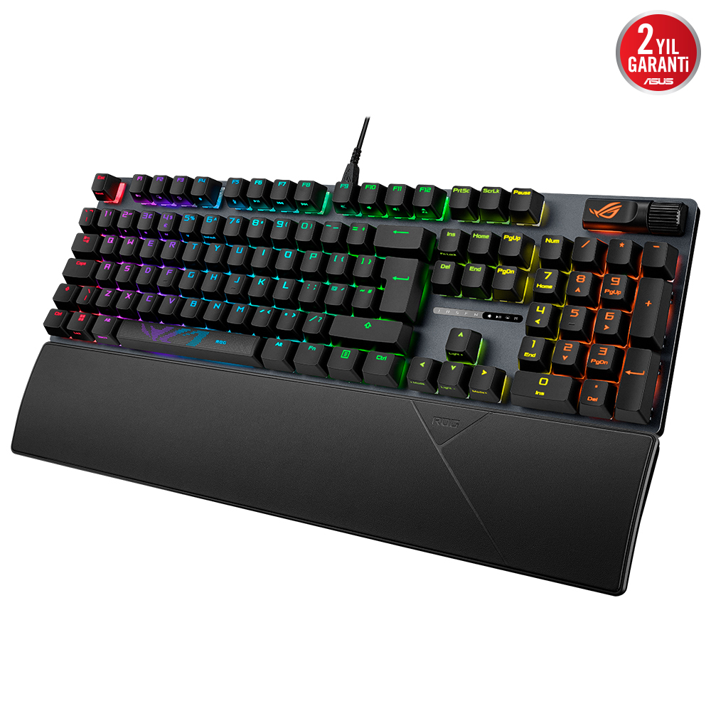 ASUS ROG STRIX SCOPE II NX Snow Switch Türkçe RGB Kablolu Mekanik Gaming Klavye