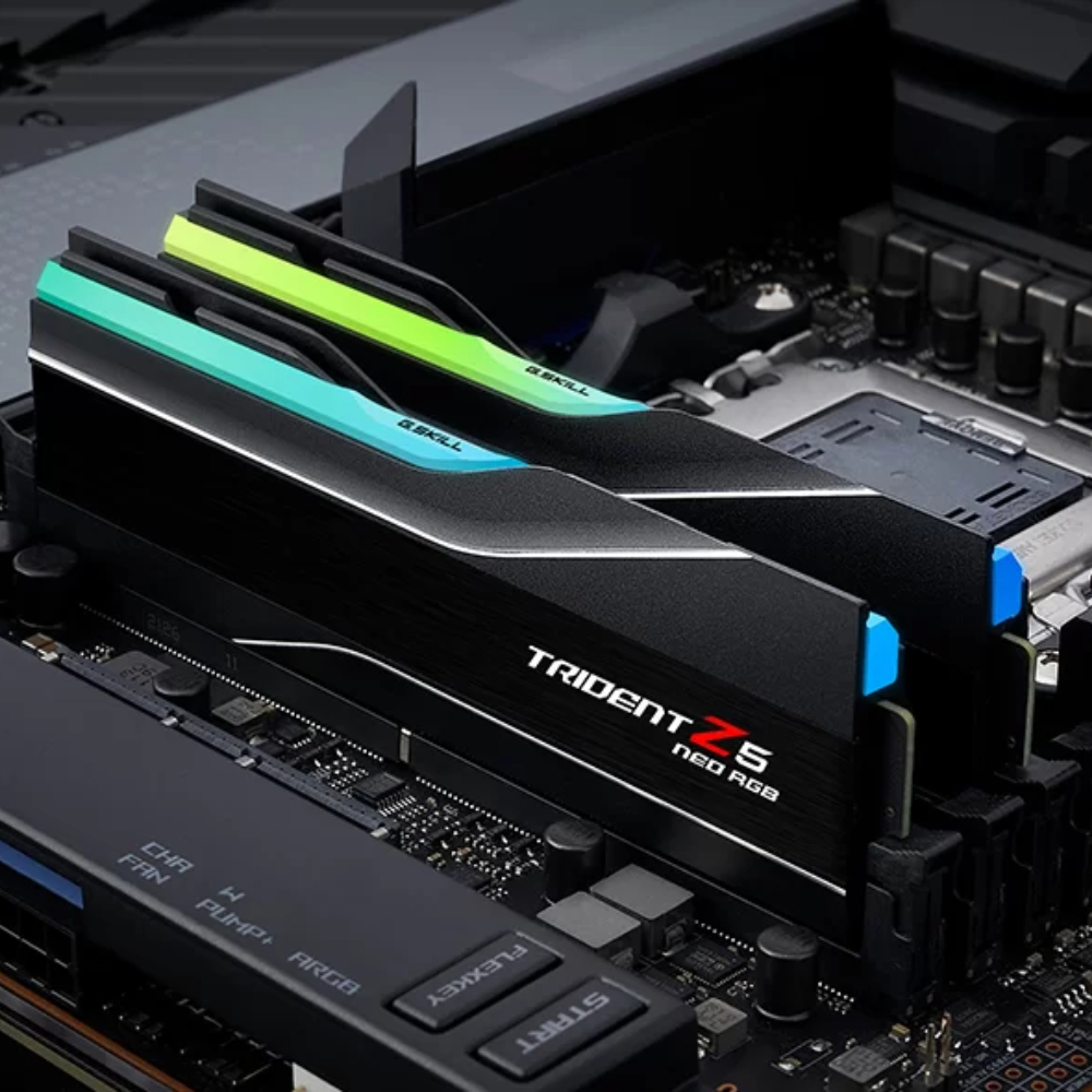 GSKILL 48GB (2X24GB) Trident Z5 Neo Siyah DDR5 6400Mhz CL32 AMD EXPO Dual Kit Ram