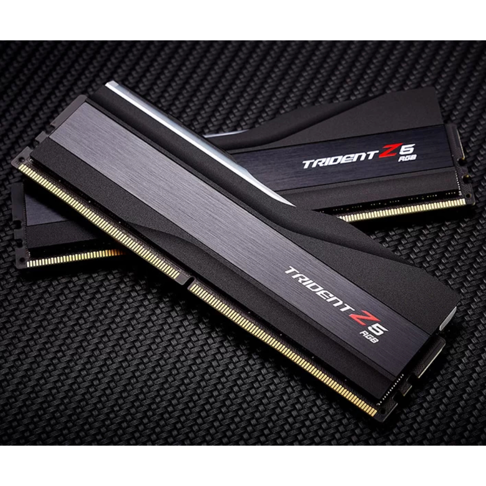 GSKILL 96GB (2X48GB) Trident Z5 RGB Siyah DDR5 6400Mhz CL32 Intel XMP Dual Kit Ram