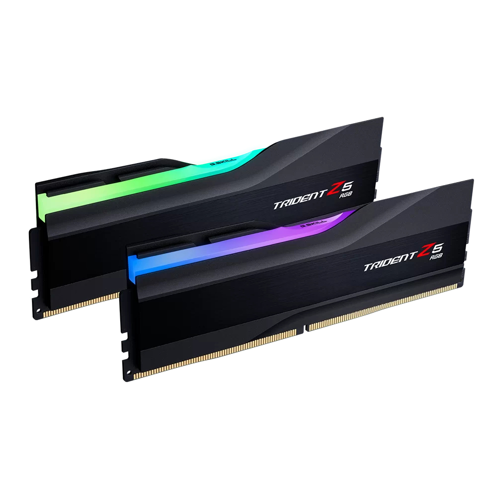 GSKILL 48GB (2X24GB) Trident Z5 RGB Siyah DDR5 7200Mhz CL36 Intel XMP Dual Kit Ram