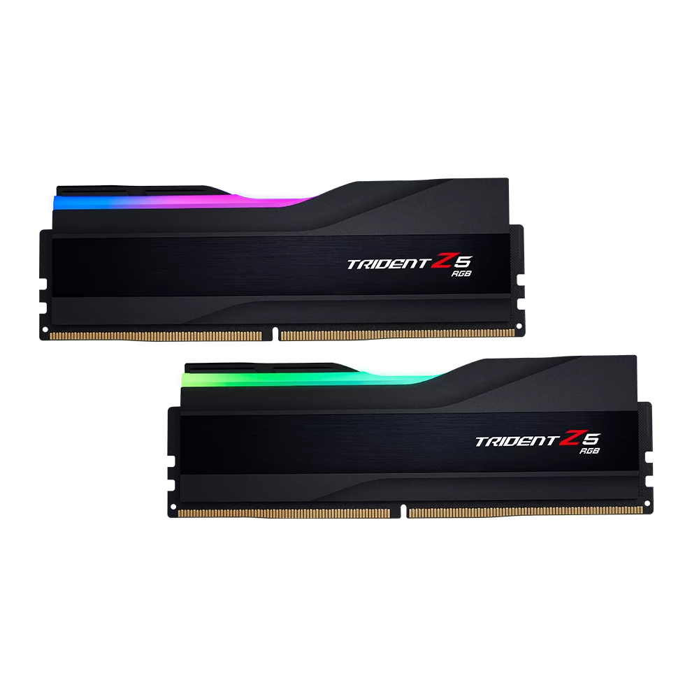 GSKILL 48GB (2X24GB) Trident Z5 RGB Siyah DDR5 7200Mhz CL36 Intel XMP Dual Kit Ram görsel 1