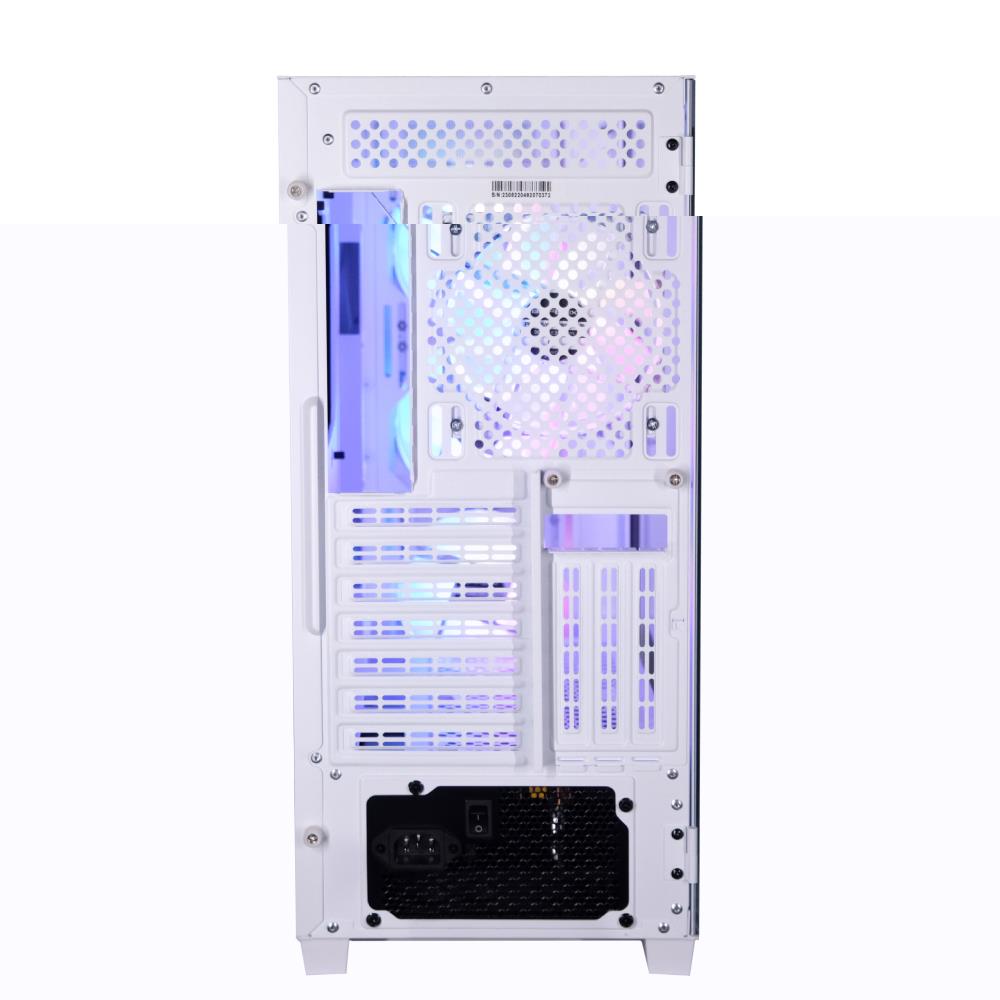 BitFenix FLOW 600W 80+ Bronze Tempered Glass USB 3.0 Mesh FRGB+ ATX Beyaz Kasa